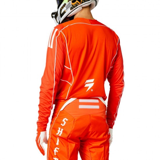 BLACK LABEL VEEM JERSEY [ORG/WHT]: Mărime - XL