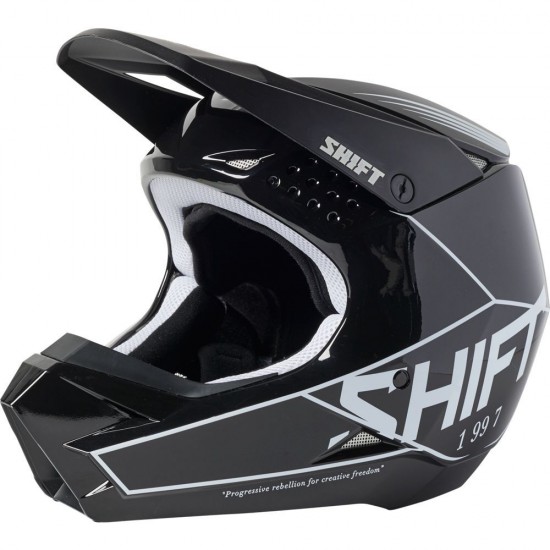 WHITE LABEL BLISS HELMET [BLK/WHT]: Mărime - XL