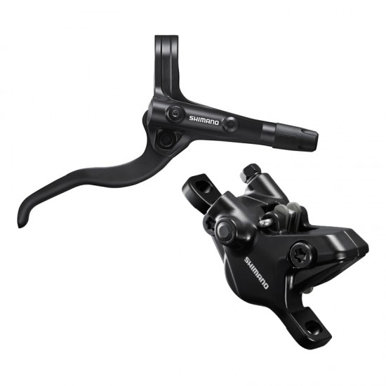 Frana disc hidraulica SHIMANO BL-M4100 (R) + BR-MT410 (R) | placute resin Frana disc hidraulica SHIMANO BL-M4100 (R) + BR-MT410 (R) | placute resin