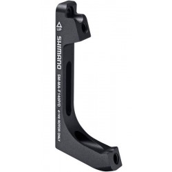 Adaptor etrier fata Shimano Post/Flat 140 mm negru (ISMMAF140PDA)