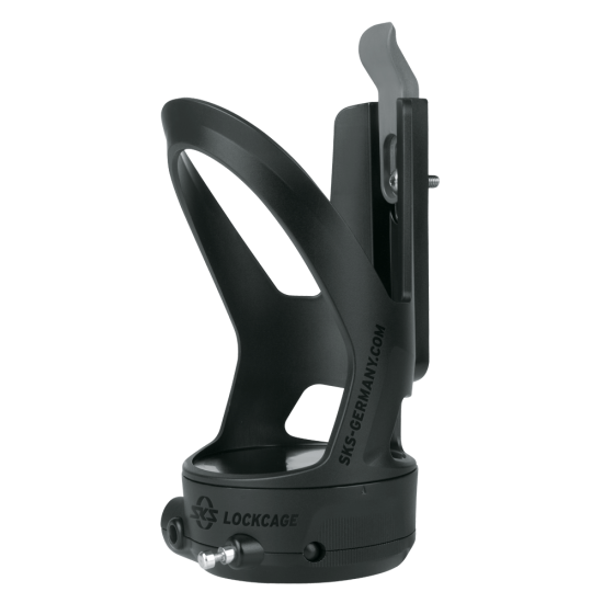 Suport bidon SKS Lockcage - negru Suport bidon SKS Lockcage - negru