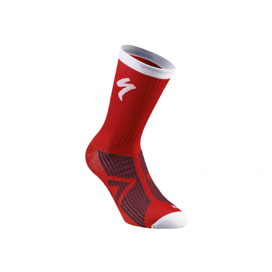 Sosete SPECIALIZED SL Elite Winter - Red/White M Sosete SPECIALIZED SL Elite Winter - Red/White M