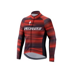 Tricou Ciclism SPECIALIZED Therminal SL Team Expert (L/S) - Black/Red L