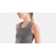 Maiou SPECIALIZED Womens Seamless Sleeveless Base Layer - Heather Grey S