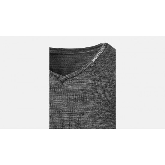 Maiou SPECIALIZED Womens Seamless Sleeveless Base Layer - Heather Grey S