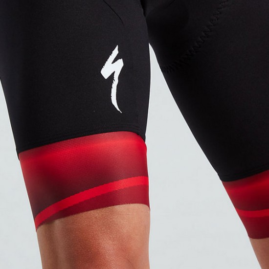 Pantaloni scurti cu bretele SPECIALIZED SL R Team Bib Short - Black/Red M