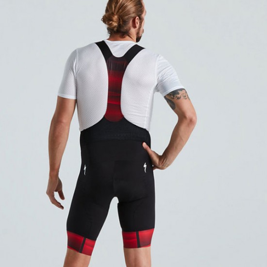 Pantaloni scurti cu bretele SPECIALIZED SL R Team Bib Short - Black/Red M