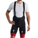 Pantaloni scurti cu bretele SPECIALIZED SL R Team Bib Short - Black/Red M