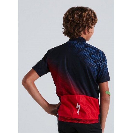 Tricou SPECIALIZED RBX Comp Youth SS - Navy/Red S