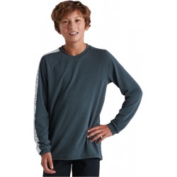 Tricou Ciclism SPECIALIZED Youth Trail (L/S) - Cast Battleship L