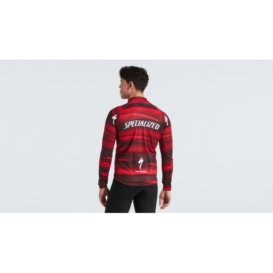 Tricou softshell SPECIALIZED Men's Factory Racing Team SL Expert - Black/Red L Tricou softshell SPECIALIZED Mens Factory Racing Team SL Expert LS - Black/Red L
