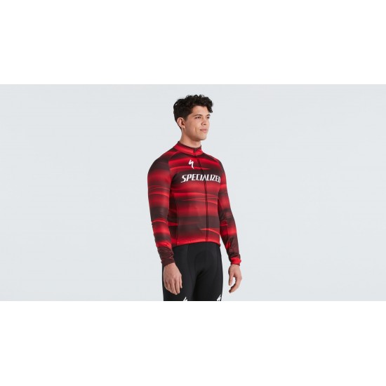 Tricou softshell SPECIALIZED Men's Factory Racing Team SL Expert - Black/Red L Tricou softshell SPECIALIZED Mens Factory Racing Team SL Expert LS - Black/Red L