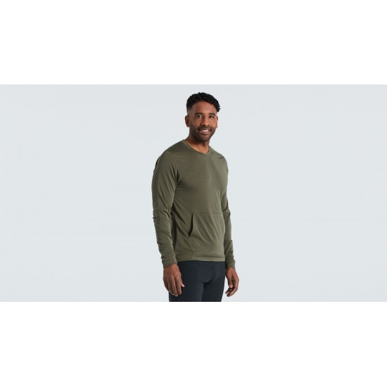 Tricou SPECIALIZED Men's Trail Power Grid LS - Oak Green M Tricou SPECIALIZED Mens Trail Power Grid LS - Oak Green M