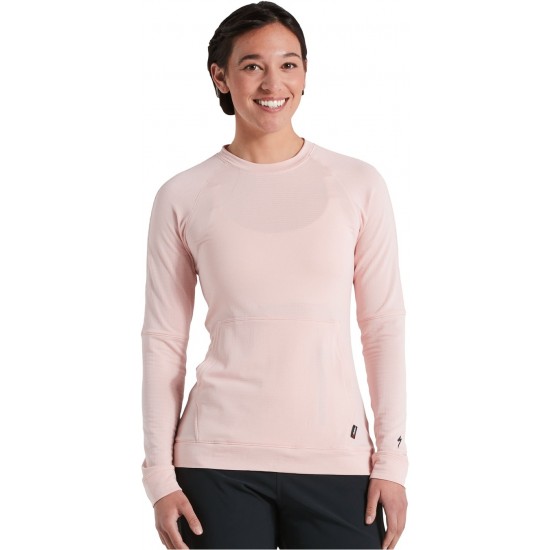 Tricou SPECIALIZED Womens Trail Power Grid LS - Blush M