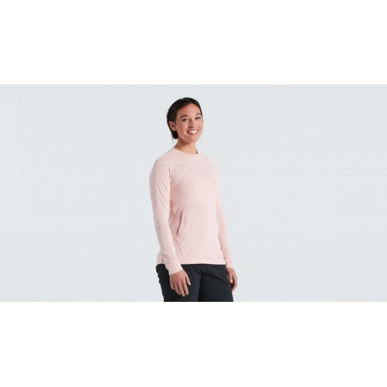 Tricou SPECIALIZED Womens Trail Power Grid LS - Blush L