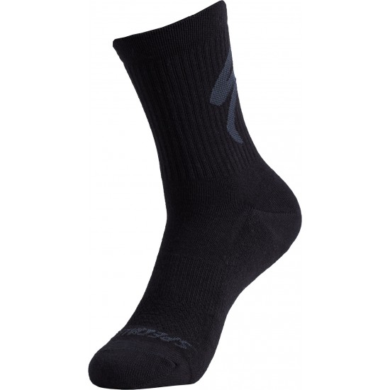 Sosete SPECIALIZED Cotton Tall Logo - Black S Sosete SPECIALIZED Cotton Tall Logo - Black S