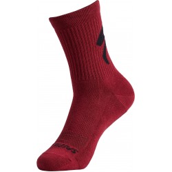 Sosete SPECIALIZED Cotton Tall Logo - Maroon L Sosete SPECIALIZED Cotton Tall Logo - Maroon L