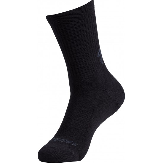 Sosete SPECIALIZED Cotton Tall - Black S Sosete SPECIALIZED Cotton Tall - Black S