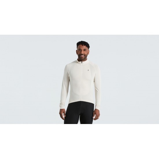 Tricou SPECIALIZED Mens Prime Power Grid LS - White Mountains S