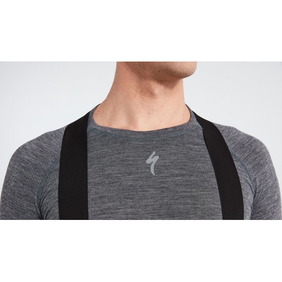 Bluza SPECIALIZED Men's Merino Seamless LS Base Layer - Grey S/M Bluza SPECIALIZED Mens Merino Seamless LS Base Layer - Grey S/M