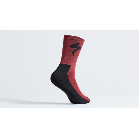Sosete SPECIALIZED Primaloft Lightweight Tall Logo - Maroon XL