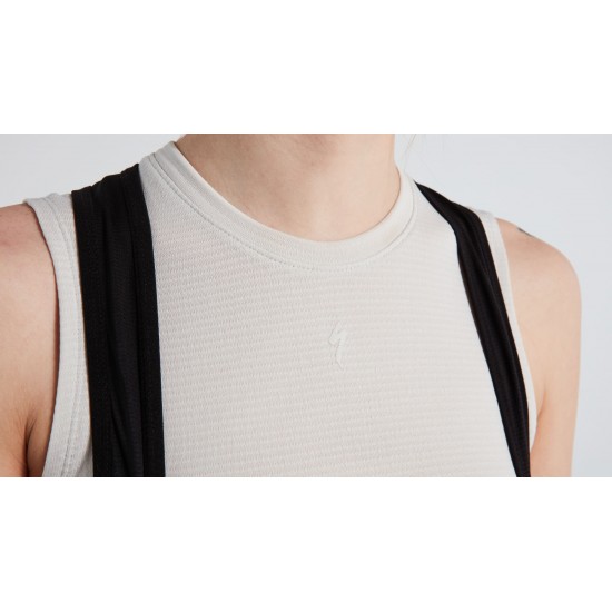 Maiou SPECIALIZED Women's Power Grid Baselayer - Dove Grey L Maiou SPECIALIZED Womens Power Grid Sleeveless Baselayer - Dove Grey L
