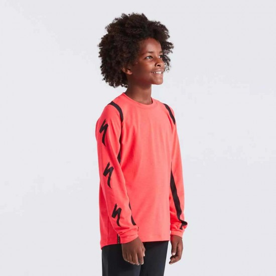 Tricou SPECIALIZED Youth Trail LS - Imperial Red M