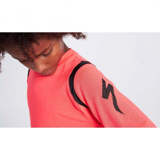Tricou SPECIALIZED Youth Trail LS - Imperial Red M