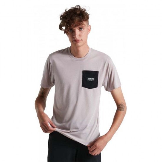 Tricou SPECIALIZED Men's Pocket SS - Clay L Tricou SPECIALIZED Mens Pocket SS - Clay L