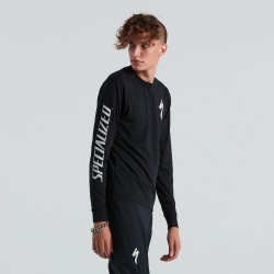 Tricou Ciclism SPECIALIZED Men's (L/S) - Black XXL