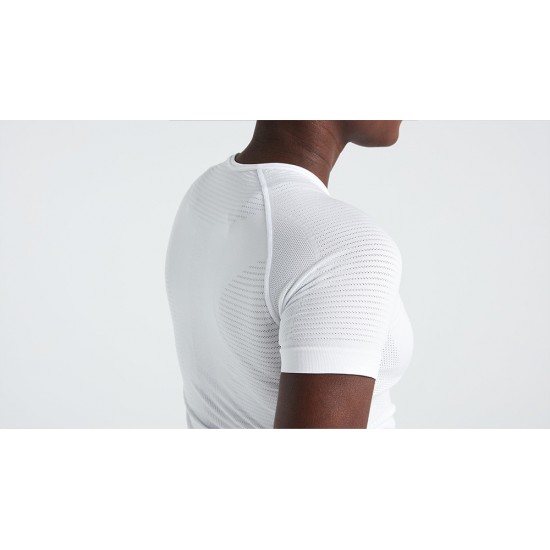 Tricou SPECIALIZED Women's Seamless Light SS Baselayer - White L/XL Tricou SPECIALIZED Womens Seamless Light SS Baselayer - White L/XL
