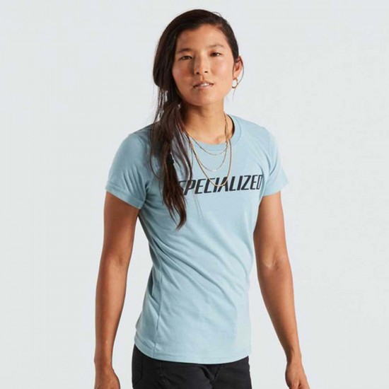 Tricou SPECIALIZED Women's Wordmark SS - Arctic Blue XS Tricou SPECIALIZED Womens Wordmark SS - Arctic Blue XS