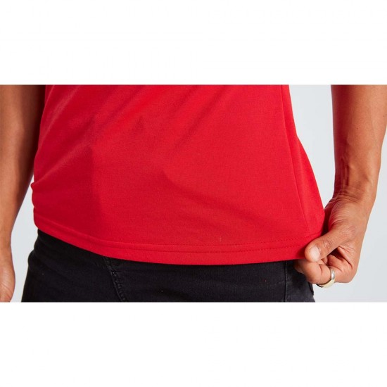 Tricou SPECIALIZED Womens Wordmark SS - Flo Red XS
