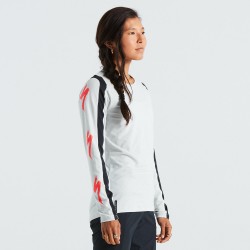 Tricou Ciclism SPECIALIZED Women's Trail (L/S) - Dove Grey M