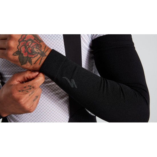Incalzitoare brate SPECIALIZED Seamless UV - Black XL/XXL