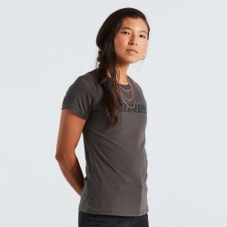 Tricou Ciclism SPECIALIZED Women's Wordmark (S/S) - Charcoal S