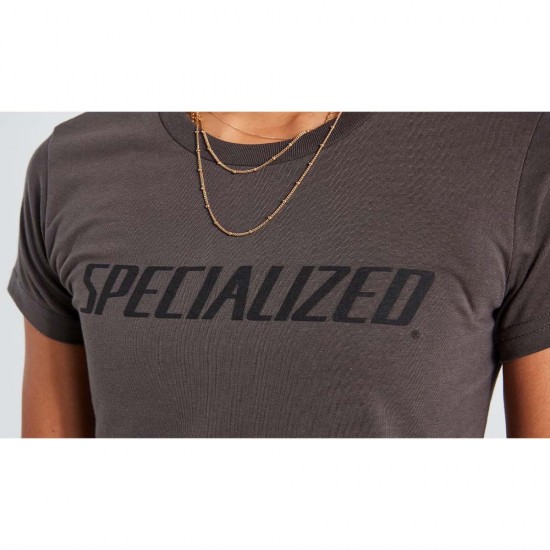 Tricou SPECIALIZED Womens Wordmark SS - Charcoal S