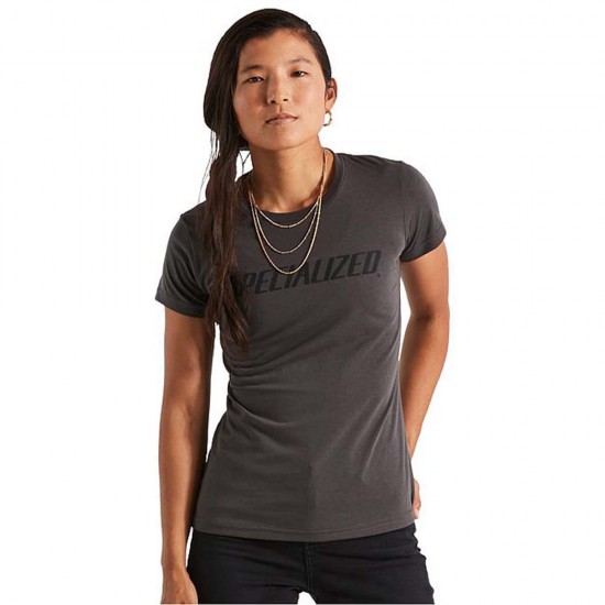 Tricou SPECIALIZED Womens Wordmark SS - Charcoal S