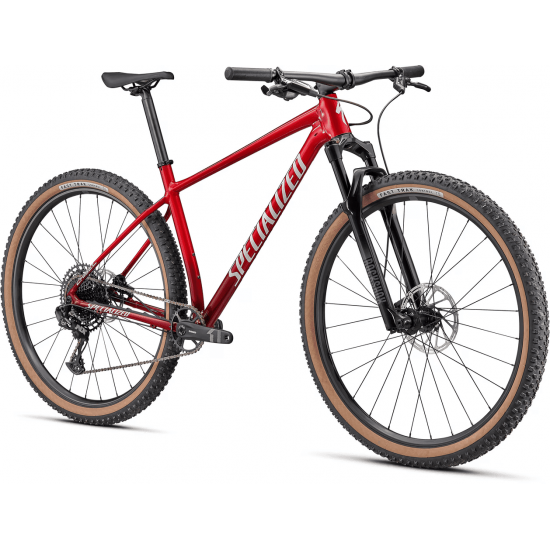 Bicicleta SPECIALIZED Chisel Comp - Gloss Red Tint Fade over Brushed Silver M Bicicleta SPECIALIZED Chisel Comp - Gloss Red Tint Fade over Brushed Silver M