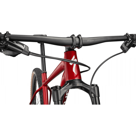 Bicicleta SPECIALIZED Chisel Comp - Gloss Red Tint Fade over Brushed Silver M Bicicleta SPECIALIZED Chisel Comp - Gloss Red Tint Fade over Brushed Silver M