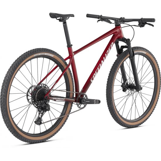 Bicicleta SPECIALIZED Chisel Comp - Gloss Red Tint Fade over Brushed Silver M Bicicleta SPECIALIZED Chisel Comp - Gloss Red Tint Fade over Brushed Silver M