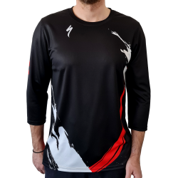 Tricou Ciclism SPECIALIZED Men's All Mountain (3/4) - Trail of Flames L