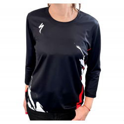 Tricou Ciclism SPECIALIZED Women's All Mountain (3/4) - Trail of Flames L