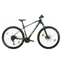 Bicicleta Sprint Apolon 29 Negru Mat/Cyan/Verde Neon 520 mm Bicicleta Sprint Apolon 29 Negru Mat/Cyan/Verde Neon 520 mm
