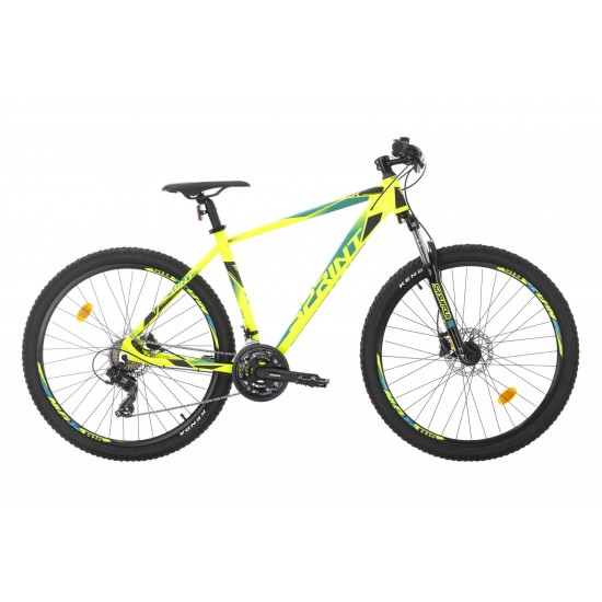 Bicicleta MTB Sprint Maverick 29 Verde Neon Mat 480 mm Bicicleta MTB Sprint Maverick 29 Verde Neon Mat 480 mm