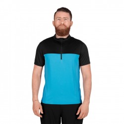 TRICOU CICLISM SQUARE ACTIVE S/S ALBASTRU NEGRU M L