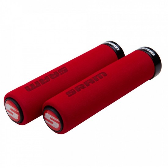 Mansoane SRAM Locking Foam Grips 129mm Rosu/Negru
