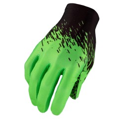 Manusi cu degete SUPACAZ SupaG - negru / verde neon - M