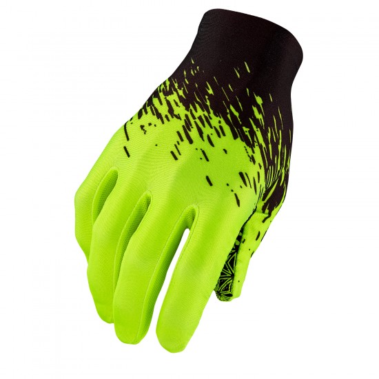 Manusi cu degete SUPACAZ SupaG - negru / galben neon - S Manusi cu degete SUPACAZ SupaG - negru / galben neon - S