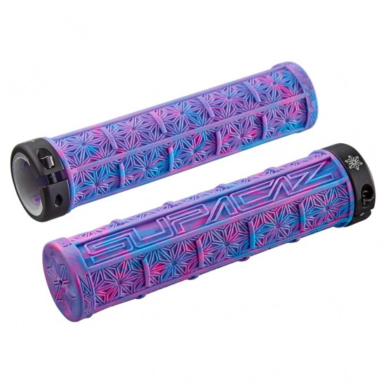 Mansoane SUPACAZ Grizips - Splash - albastru neon/roz neon